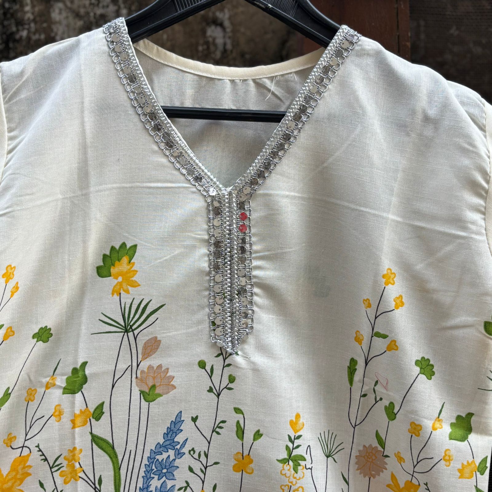 Tamalika (तमालिका) - Cotton Printed Short Kurti - Rasakriti - Image 2
