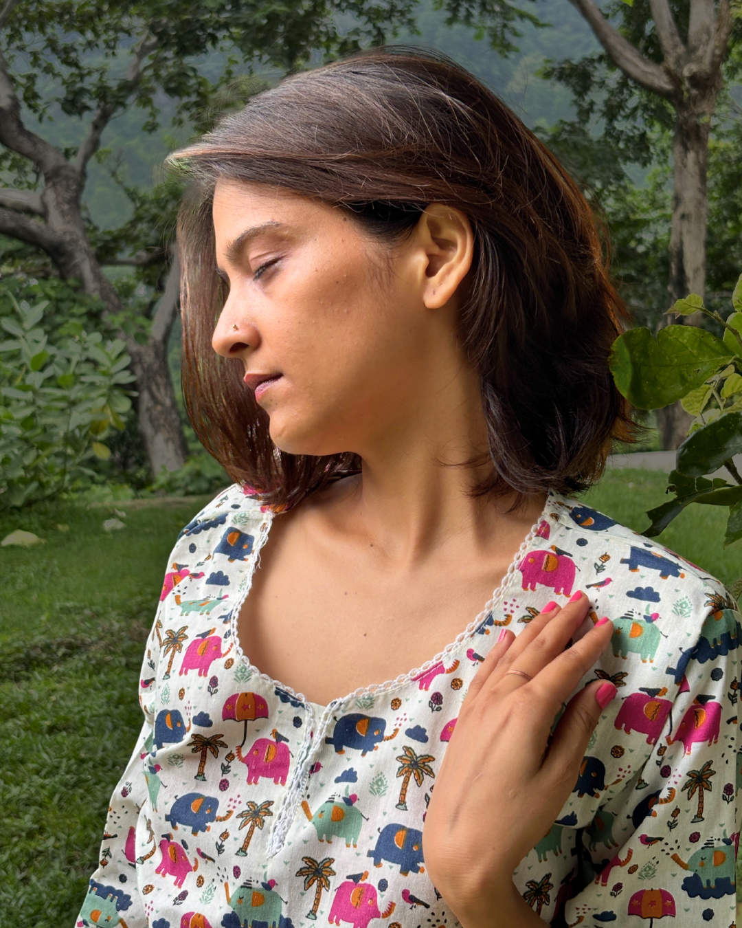 Jaipur - Printed Short Kurti - Image 3